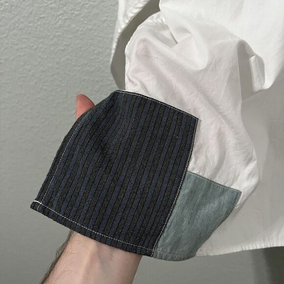 VISVIM Authentic CHORE P.W. SHIRT L/S Men Size 1 Made in Japan Cubism Oversized - Picture 8 of 11